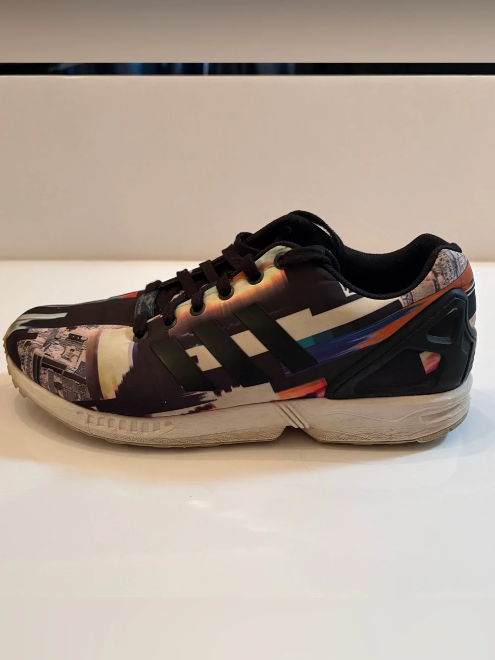 adidas Black Multicolor Graphic Sneakers